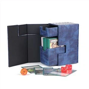 Yugioh Playing Gift Case Leather Storage Deck Card Box