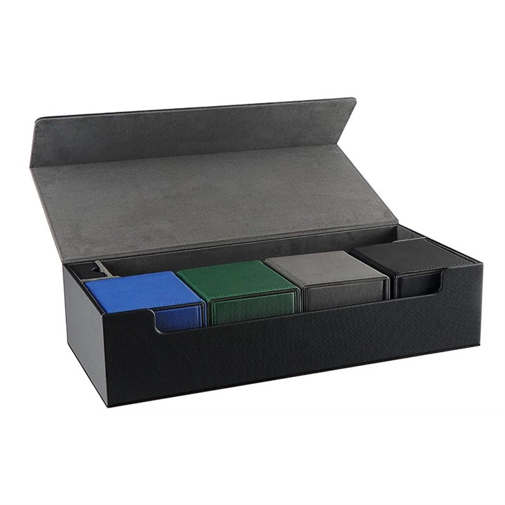 Large Size Leather Card Deck Box